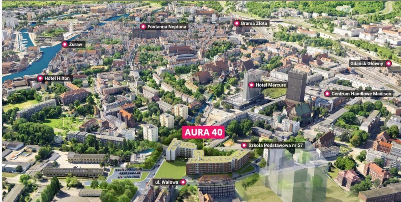 Rent40 Apartamenty Aura Gdansk Old Town Eksteriør billede
